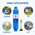 thumbnail image 4 of Filtro de agua Hourley RV Inline, paquete de 2 con protector de manguera, 4 of 7