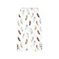 thumbnail image 5 of AHTJRT Linen Pants for Women Fashion Lightweight Striped Color Capri Pants with Pockets Casual Summer Side Split Cropped Trousers White#02 M, 5 of 5