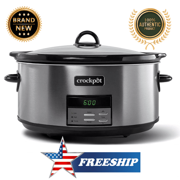 Crock-Pot 8Qt Digital Slow Cooker. 10+Serving , 320W, #SCCPVFC800-DS