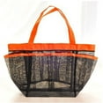 thumbnail image 4 of tredstone Shower Bath for Caddy Mesh Pockets Portable Tote Organizer Storage Pouch Bag orange 1Set, 4 of 6
