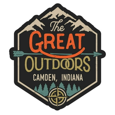 

Camden Indiana The Great Outdoors Design 4-Inch Fridge Magnet