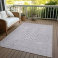 thumbnail image 6 of Addison Rugs Chantille Indoor/Outdoor Transitional Geometric Lavender Washable Rectangle Rug, 9' x 12', 6 of 6