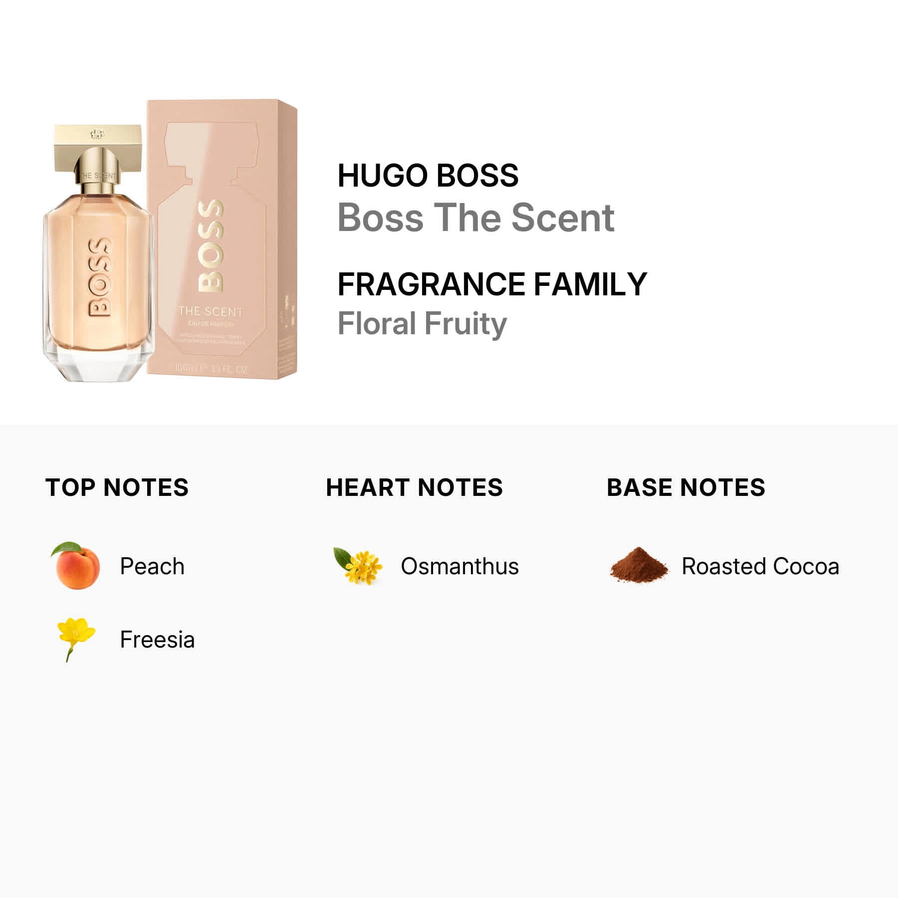 Hugo Boss Ladies The Scent EDP Spray 3.3 oz Fragrances