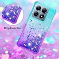 thumbnail image 4 of Funda para Xiaomi 14T/14T Pro 5G Transparente con Brillos Carcasa Protectora Antigolpes con Glitter Brillante, 4 of 5