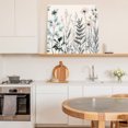 thumbnail image 6 of Vintage Floral Leaves Wall Art Painting on Canvas, Summer Botanical Canvas Art Home Prints Wall Art Framed Modern Artwork for Living Room Bedroom Wall Decor 8x8in, 6 of 9