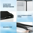 thumbnail image 4 of Auseo 1.1 Cu ft Reversible Door Compact Upright Freezer Energy Efficient, Perfect for Home, Office, or Dorm, Silver, 4 of 6