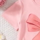 thumbnail image 4 of Conjuntos de blusas y camisas de cuello redondo y manga corta para niños, top con capucha de manga larga de color con cintura elástica, pantalones largos, traje casual y cómodo, conjunto de poliéster, 4 of 6