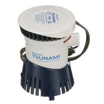 Attwood 4608-7 Tsunami T800 Bilge Pump, 800 GPH, 12-Volt, Barbed ¾-inch Diameter Outlet, 29-Inch Wire