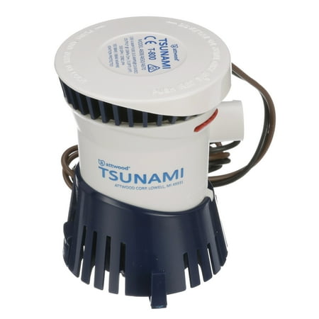 UPC: 0022697460875 | Attwood Tsunami T800 Bilge Pump  800 GPH  12-Volt  Barbed ¾-Inch Diameter Outlet  29-Inch Wire
