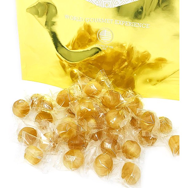 Washburn Wrapped Ginger Balls Natural Ginger Candy Retro Hard Candies 2 pounds Walmart