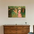 thumbnail image 2 of wall26 At the Moulin Rouge: The Dance by Henri de Toulouse-Lautrec - Canvas Print Wall Art Famous Painting Reproduction - 12" x 18", 2 of 3
