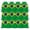 Style 4, variant on world game Brazil Pattern 12pcs Drawstring Backpack bulk 210D cinch bag for Men Women Travel party even