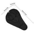 thumbnail image 3 of Comfortable Seat For Men And Women Soft Sponge Padded Saddle With Concave Design For Road Ergometer And General Cycling, 3 of 6
