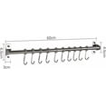 thumbnail image 2 of Toallero Baño Lavabo Toallero Acero Inoxidable 304 con 10 Ganchos No Tóxico sin Plomo Montado en la Pared Durable para Baño Cocina/60Cm, 2 of 5