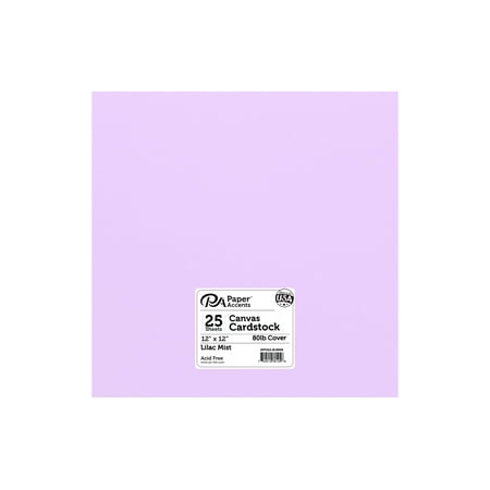 UPC: 0740512781256 | Paper Accents Cardstock 12 x 12  Canvas 80lb Lilac Mist 25pc