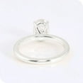 thumbnail image 6 of Cora Jewellery 3.75CT Oval Moissanite Solitaire Engagement Ring For Women, 18K White Gold, 6 of 7