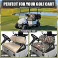 thumbnail image 4 of Garronmavis Reindeer Skull Golf Cart Seat Covers Accessories American Flag Comfortable Interior Protector Easy to Install Split Backrest Front Seat Cover Universal Fit, 4 of 6