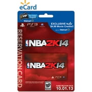 Wal-Mart Exclusive Bonus* $4.99 VUDU Movie Credits for Take 2 NBA 2K 14 PS3 (Email Delivery)