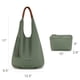 thumbnail image 3 of Set de bandolera Montana West Slouchy Hobo Bag para mujer, 3 of 6
