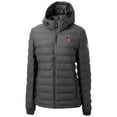thumbnail image 2 of Women's  Cutter & Buck  Gray Fresno Grizzlies Mission Ridge Repreve Puffer Full-Zip Jacket, 2 of 3