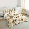 thumbnail image 3 of Homewish Brown Mallard Duck Bedding Comforter Set,Country Farmhouse Lodge Twin Comforter Sets,Rustic Flying Animal Bedding Set For Boyskids,Luxury Bedroom Decor Reversible,2pcs, 3 of 8