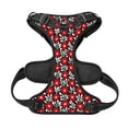thumbnail image 5 of Bingfone Red Floral No Pull Dog Vest Harness For Small Medium Large Dogs Strap For Puppy Walking,Training,Dog Harness-Medium, 5 of 9