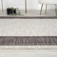 thumbnail image 4 of 5' X 7' Ivory Indoor Outdoor Area Rug, 4 of 10