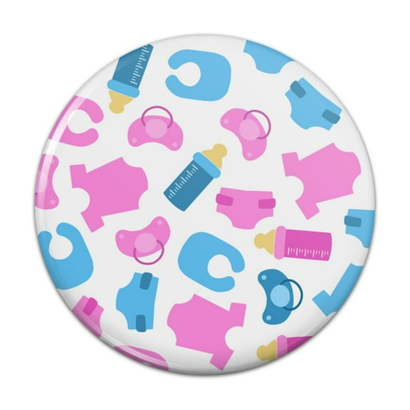 Cute Baby Things Pattern Pinback Button Pin
