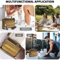 thumbnail image 4 of Toiletry Bag for Men Travel Toiletries Bag Tactical Hanging Organizer Dopp Kit Shaving Hygiene Bags Bathroom Brown, 4 of 7