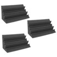thumbnail image 1 of MasteelfCA 3Pcs Useful Corner Bass Trap Sound Absorbing Acoustic Foamed Tile for Studio, 1 of 7
