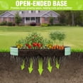 thumbnail image 4 of WORKPRO 2PK 8x4x1ft Outdoor Galvanized Raised Garden Bed Kit-Light Green, 4 of 7