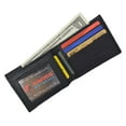thumbnail image 2 of Men's Soft Genuine Leather Removable Double ID Window Flap Credit Card Money Holder Bifold Wallet by Swiss Marshal SW-P1143, 2 of 9