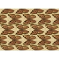 thumbnail image 1 of Ahgly Company Indoor Rectangle Patterned Saddle Brown Area Rugs, 2' x 4', 1 of 6