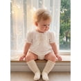 thumbnail image 5 of BemeyourBBs Newborn Baby Girl Summer Clothes Bubble Rompers 0 3 6 12 18 24 Months Bowknot Decor Front Buttons Ruffled Short Sleeve Infant Princess Bodysuits Jumpsuits Playsuits, 5 of 9