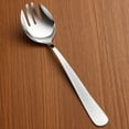 thumbnail image 4 of WHEANG Stainless Salad Spoon And Fork Set Polished Silver Finish Ideal For Serving And More And Dishwasher Perfect For Home And Kitchen Use, 4 of 5