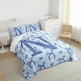 thumbnail image 3 of Castle Fairy Personalized Initial Letter N 3 Pieces Queen Comforter Set for Women Men Teens,Love Heart Print Ultra Soft Bedding Sets,Cartoon Bowknot Bedding Comforter Set,Microfiber Bedroom Decor, 3 of 8