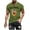 Army Green#2, variant on MELDVDIB Mens T-Shirts Fashion Printed Fashion Casual Slim Summer Tops Short Sleeve Shirts Light Weight Comfy Crewneck Tees