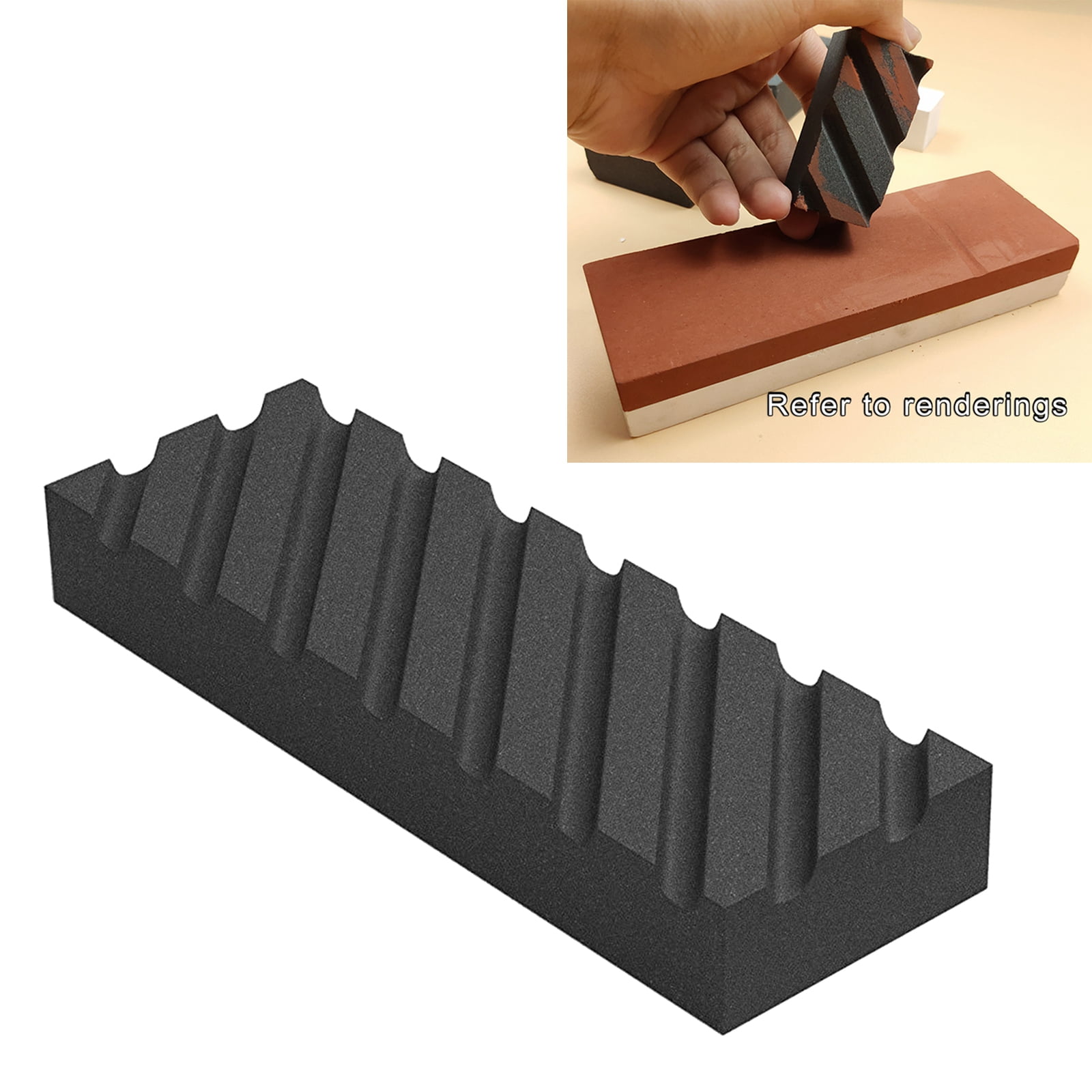 Axioma 320 Grid Whetstone Knife Sharpener Polish Blade Pocket Knife Angle Guide Kitchen