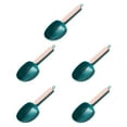 thumbnail image 4 of 5 cucharas para comida de mascotas, cucharas multifuncionales para cereales, cucharas para harina de cocina, cucharas para colada. verde, 4 of 9