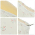 thumbnail image 3 of Unique Bargains 1 Pc Lightweight Clutch Floral Large Makeup Bag for Vacation Pink Canvas, 3 of 6