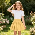 thumbnail image 7 of Jinhomg Girls' Tennis Skirt with Built-in Shorts Kids Pleated Athletic Skort Elastic Waist Ribbed Underneath for Girls 5-16 Years School Sports, 7 of 7