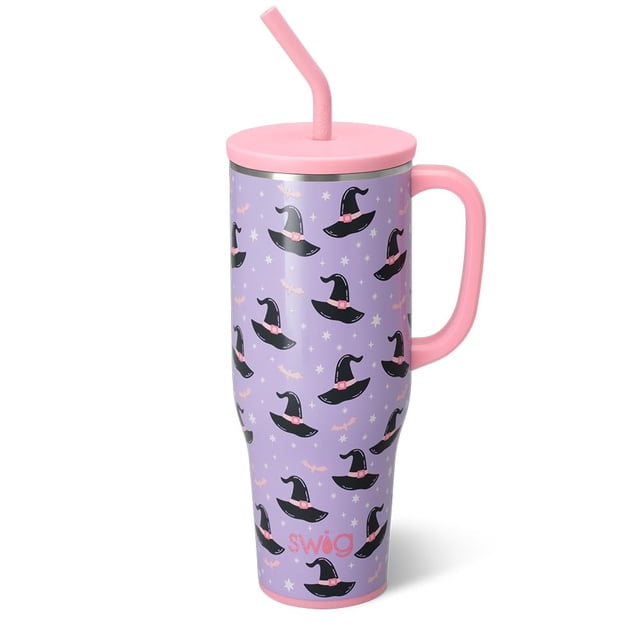 Taza Mega Swig Life Spellbound de 1,2 litros con asa y pajita