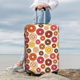 thumbnail image 4 of Uemuo Donut Printed Washable Luggage Cover - Fashion Suitcase Protector Fits 18-32 Inch Luggage -Small, 4 of 9