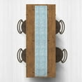 thumbnail image 2 of Creative Products Watercolor Knit Pattern Sky Blue 16x72 Poly Twill Table Runner, 2 of 3