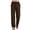 Coffee, variant on QPNGRP Men's Casual Pants Cotton Linen Loose Open Bottom Classic Relaxed Fit Running Trousers Pockets White L