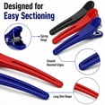 thumbnail image 3 of 12 Pack Duck Bill Hair Clips, Hair Styling and Sectioning Clips with Silicone Band, TIKA, 3 of 7