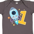 thumbnail image 4 of Inktastic Rocket Spaceship Happy First Birthday Boys or Girls Baby Bodysuit, 4 of 5