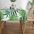 thumbnail image 3 of YFYANG Rectangular Polyester Table Cloth Tropical Plant Patterns Table Cover for Indoor Outdoor Kitchen Restaurant Table Decoration Tablecloths，54" X 72", 3 of 9