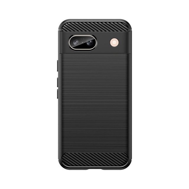 PANDACO Black Brushed Metal Case for Google Pixel 8a