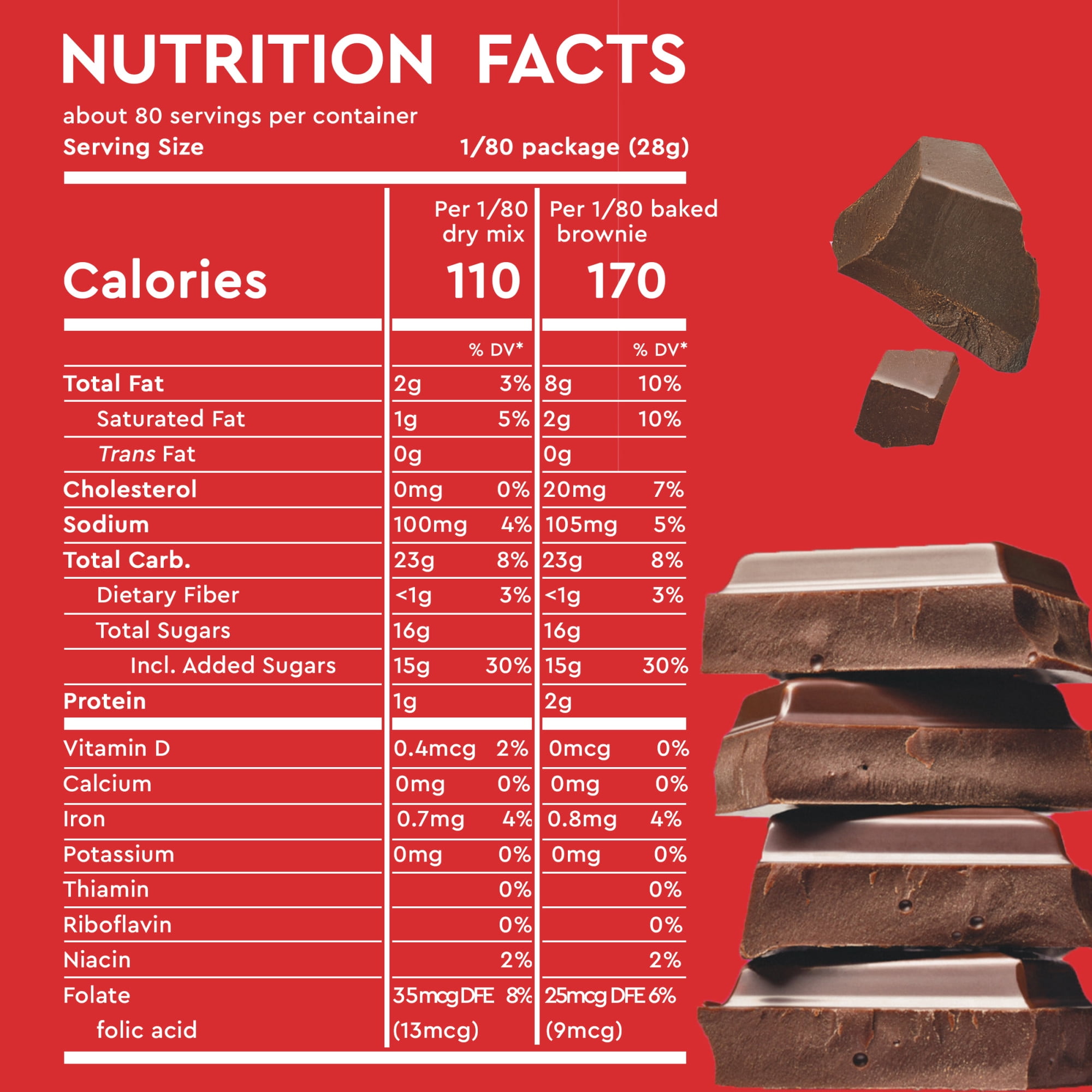 Duncan Hines Chewy Fudge Brownie Mix, 19.9 oz (Pack of 4)